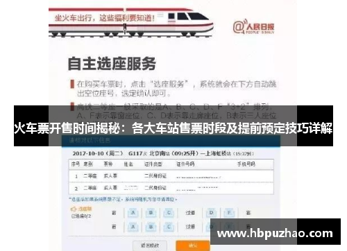 火车票开售时间揭秘：各大车站售票时段及提前预定技巧详解